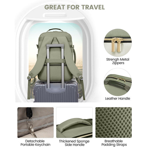 Beach bag On Luggage Set With 3 Organizer Pouches