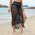 Beach Cover-up Mesh Half-length Hollow Beach Skirt